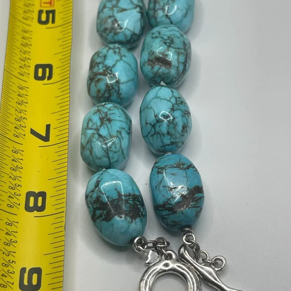 ATI 925 Sterling Silver Turquoise Spiral Pendant Round‎ Stone – Artisan Design